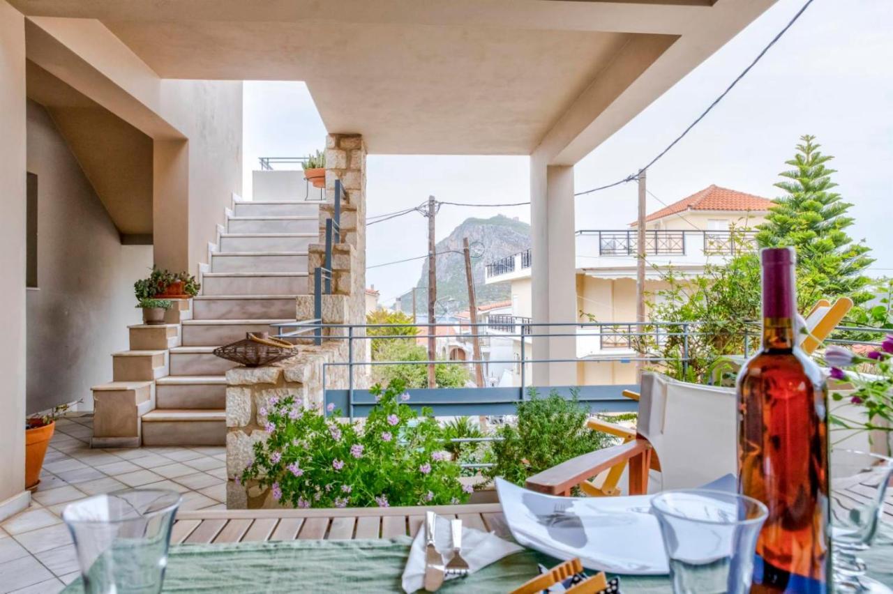 Monemvasia Modern Flat With Partial View מראה חיצוני תמונה