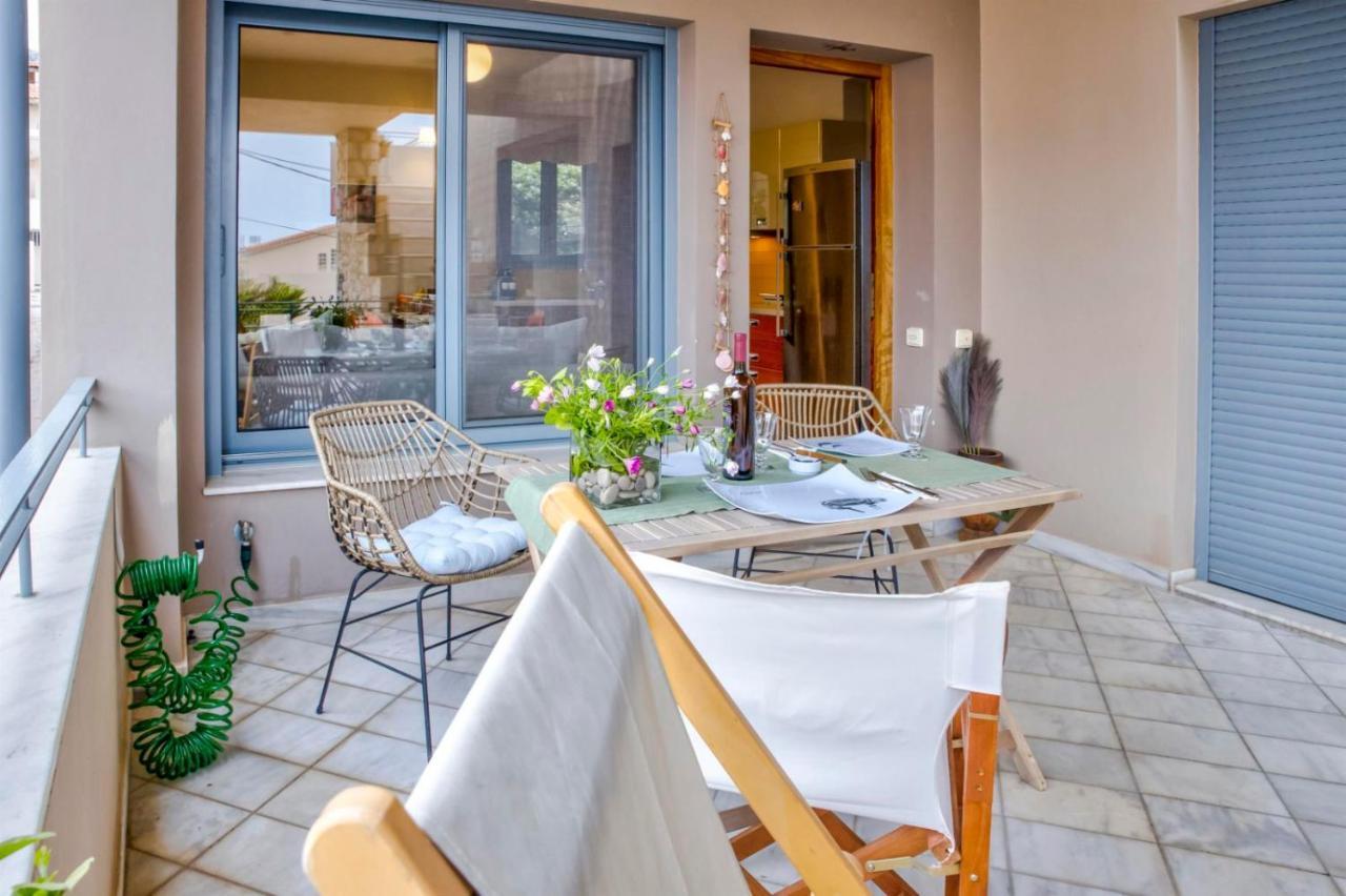 Monemvasia Modern Flat With Partial View מראה חיצוני תמונה