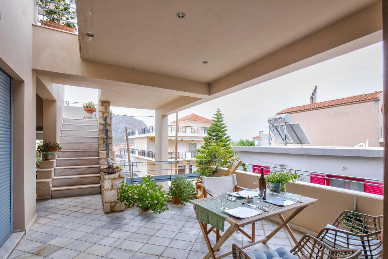 Monemvasia Modern Flat With Partial View מראה חיצוני תמונה