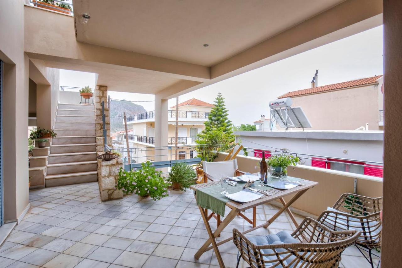 Monemvasia Modern Flat With Partial View מראה חיצוני תמונה