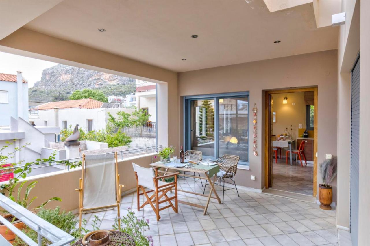 Monemvasia Modern Flat With Partial View מראה חיצוני תמונה
